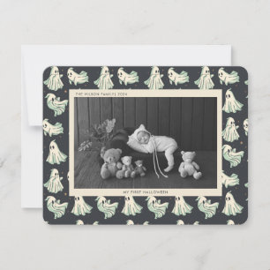 Cartes Pour Fêtes Annuelles Baby First Halloween Éffrayant bébé photo