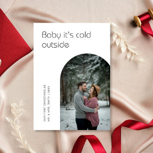 Cartes Pour Fêtes Annuelles Baby It’s Cold Outside New-Lyly First Christmas