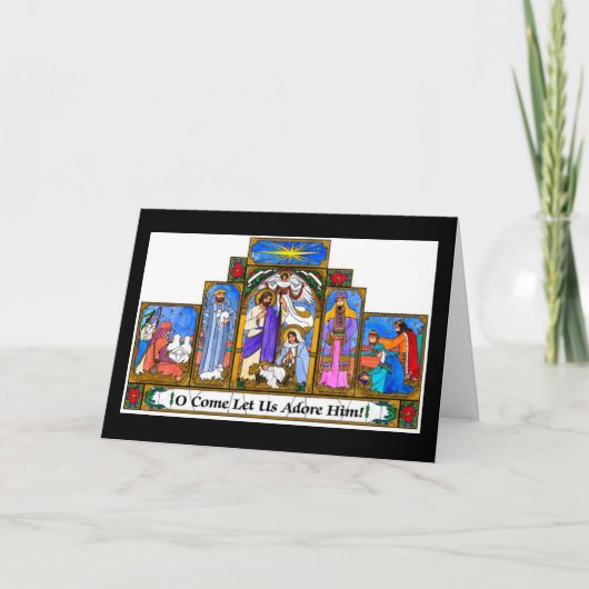 Cartes Pour Fêtes Annuelles Baby Jesus (Devant)