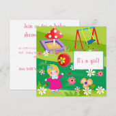 Cartes Pour Fêtes Annuelles Baby shower (Devant / Derrière)