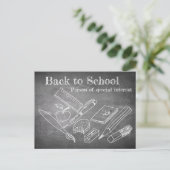 Cartes Pour Fêtes Annuelles Back to school (Debout devant)
