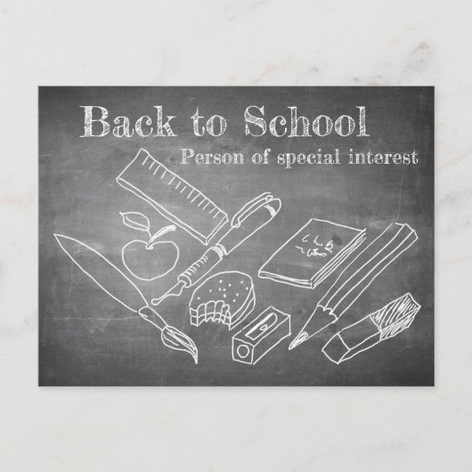 Cartes Pour Fêtes Annuelles Back to school (Devant)