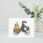 Cartes Pour Fêtes Annuelles Badger (Debout devant)