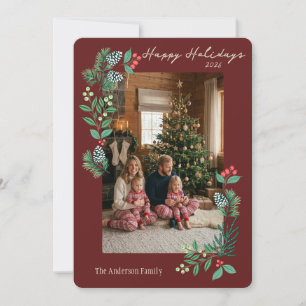 Cartes Pour Fêtes Annuelles Baie latérale