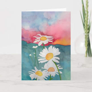 Cartes Pour Fêtes Annuelles Baies du coucher du soleil