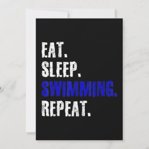 Cartes Pour Fêtes Annuelles Baignade Et Baigneurs Design Cadeau Été