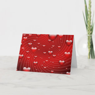 Cartes Pour Fêtes Annuelles Bain de coeur