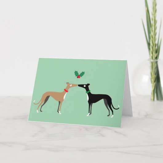 Cartes Pour Fêtes Annuelles Baiser à la hache (Devant)