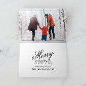 Cartes Pour Fêtes Annuelles Baiser de l'ours polaire (Intérieur)