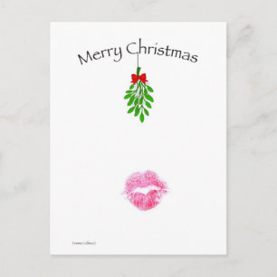 Cartes Pour Fêtes Annuelles Baiser de Noël