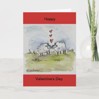 Cartes Pour Fêtes Annuelles Baiser des moutons