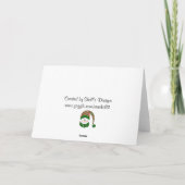 Cartes Pour Fêtes Annuelles Baisers à neige (Dos)