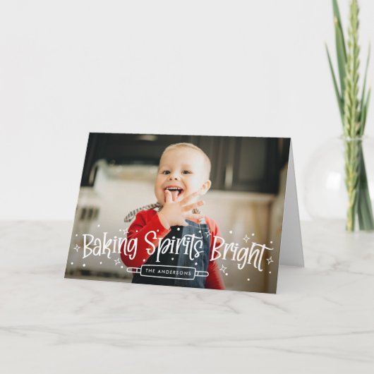 Cartes Pour Fêtes Annuelles Baking Spirits Bright 2 Photo (Devant)