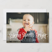 Cartes Pour Fêtes Annuelles Baking Spirits Photo (Devant)