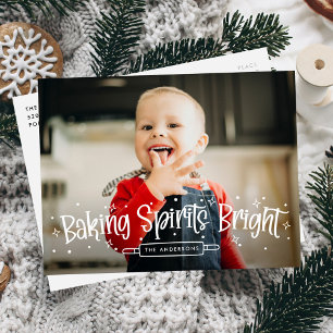 Cartes Pour Fêtes Annuelles Baking Spirits Photo