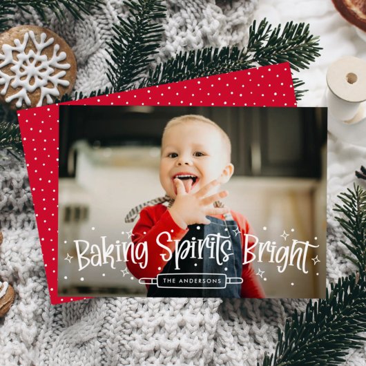 Cartes Pour Fêtes Annuelles Baking Spirits Photo