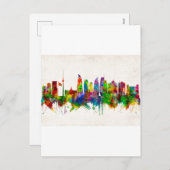 Cartes Pour Fêtes Annuelles Bakou Azerbaijan Skyline (Devant / Derrière)