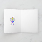 Cartes Pour Fêtes Annuelles Bal de tennis de Noël (Intérieur)