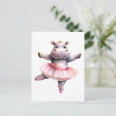 Cartes Pour Fêtes Annuelles Bal hippo de danse (Debout devant)