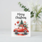 Cartes Pour Fêtes Annuelles Balade de Noël avec cadeaux (Debout devant)