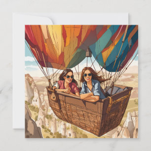 Cartes Pour Fêtes Annuelles Balade en montgolfière en Cappadoce, Turquie