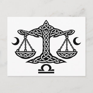 Cartes Pour Fêtes Annuelles Balance de la Balance celtique par BurnsInHell