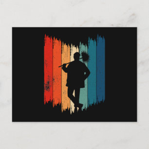 Cartes Pour Fêtes Annuelles Balayage de Chimney Retro Chimney