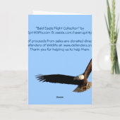 Cartes Pour Fêtes Annuelles Bald Eagle Vol Collection II (Dos)