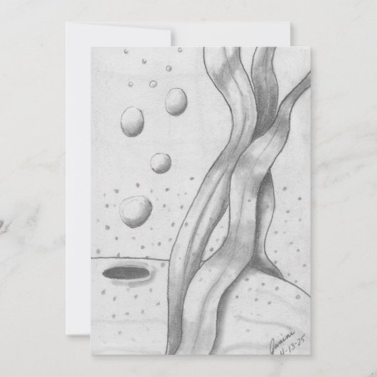 Cartes Pour Fêtes Annuelles Baleine (Devant)