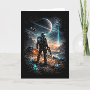 Cartes Pour Fêtes Annuelles Balise sur le monde lointain