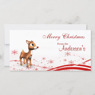 Cartes Pour Fêtes Annuelles Balises cadeaux de Noël pour les rennes de cartons