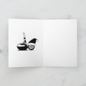 Cartes Pour Fêtes Annuelles Balle de golf (Intérieur)