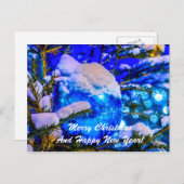 Cartes Pour Fêtes Annuelles Balle de Noël (Devant / Derrière)