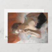 Cartes Pour Fêtes Annuelles Ballerine avec un conversation Pierre Carrier-Bell (Devant / Derrière)