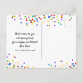 Cartes Pour Fêtes Annuelles Ballon en or Joyeux Norouz Nouvel An persan (Dos)