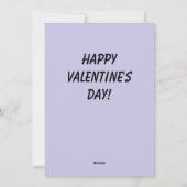 Cartes Pour Fêtes Annuelles Balloons Valentine (Dos)