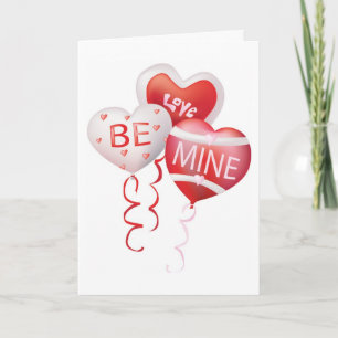 Cartes Pour Fêtes Annuelles Balloons Valentine