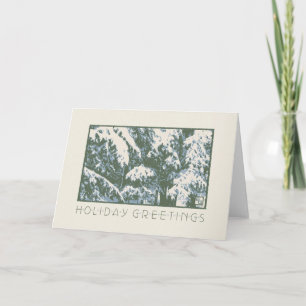 Cartes Pour Fêtes Annuelles Balsames de l'artisan en neige