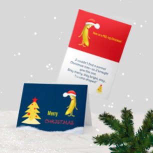 Cartes Pour Fêtes Annuelles Banane pour Noël