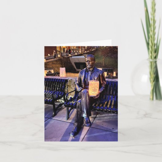 Cartes Pour Fêtes Annuelles banc de subvention de galena luminaria (Devant)