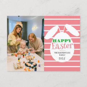 Cartes Pour Fêtes Annuelles Bande de Bénédictions modernes simples Photo de fa