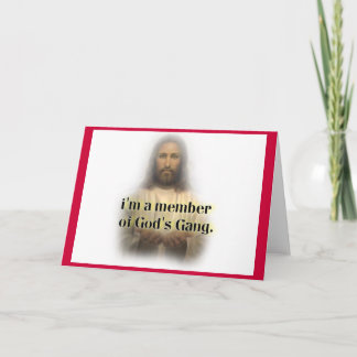 Cartes Pour Fêtes Annuelles bande de dieux