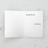 Cartes Pour Fêtes Annuelles Bande dessinée faite sur commande de couples (Intérieur)