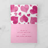 Cartes Pour Fêtes Annuelles Bande-mère de photo Jour des Valentines (Intérieur)