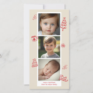 Cartes Pour Fêtes Annuelles Bande photo de bonne année