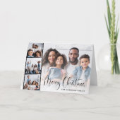 Cartes Pour Fêtes Annuelles Bande photo Joyeux Noël (Devant)