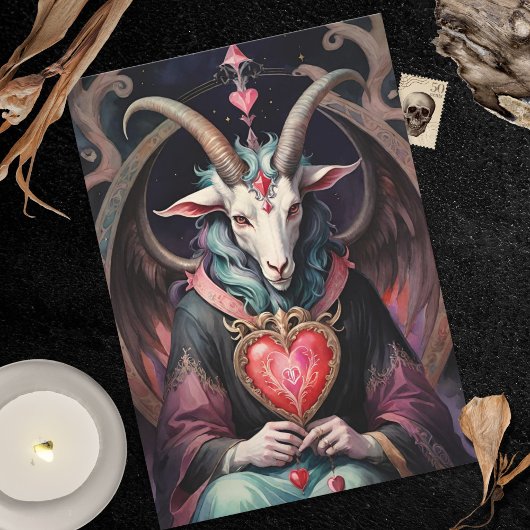 Cartes Pour Fêtes Annuelles Baphomet Gothic Valentine's Day Every Realm