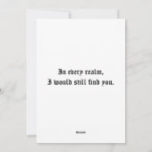 Cartes Pour Fêtes Annuelles Baphomet Gothic Valentine's Day Every Realm (Dos)