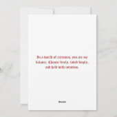 Cartes Pour Fêtes Annuelles Baphomet Gothic Valentine's Day Guitar Chaos (Dos)