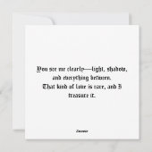 Cartes Pour Fêtes Annuelles Baphomet Gothic Valentine's Day Love (Dos)